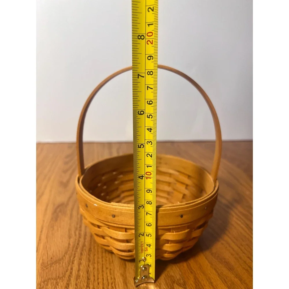 Longaberger 2001 Edition Small Gathering Basket Handwoven Ohio USA Easter Decor